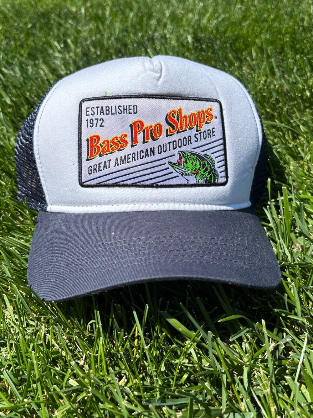 Black Mesh Back bass pro shops Baseball Hat